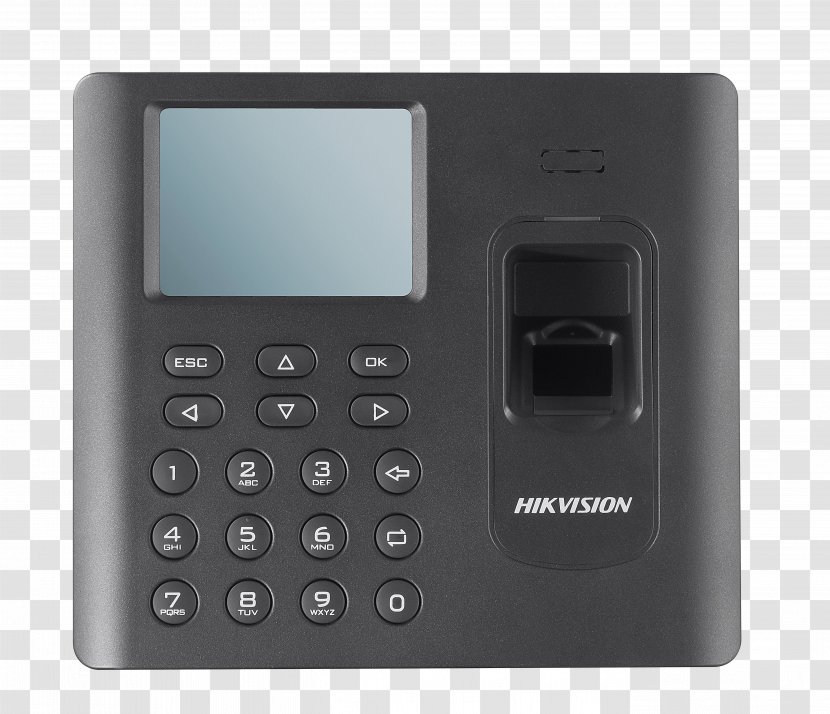 Hikvision Fingerprint Access Control Time And Attendance Biometrics - Multimedia - System Transparent PNG