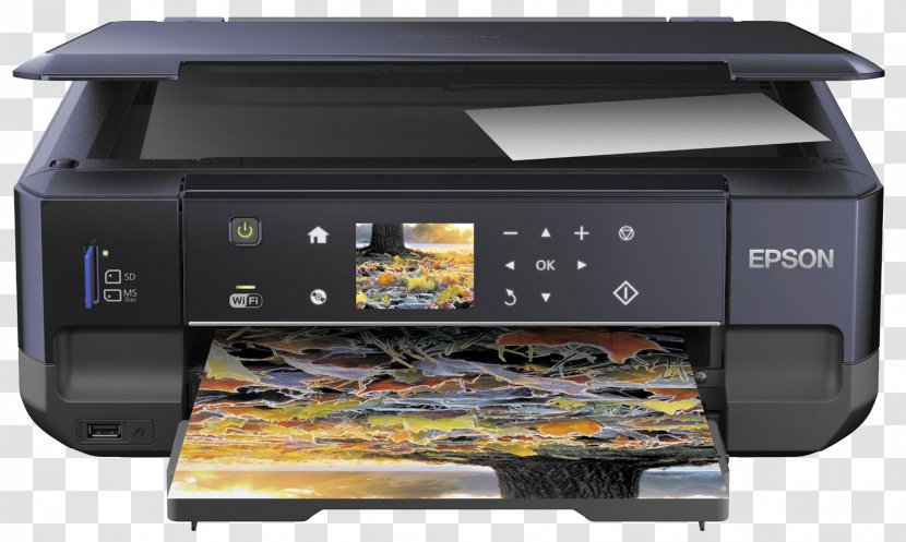 Multi-function Printer Inkjet Printing Epson Image Scanner - Ink Cartridge Transparent PNG
