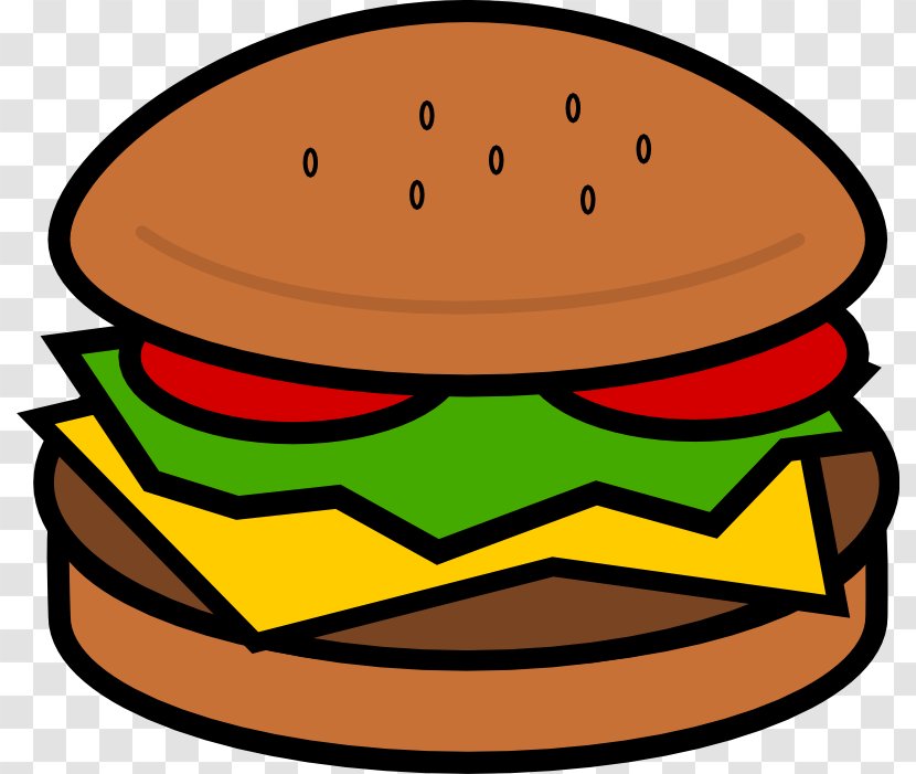 Hamburger Cheeseburger Whopper Fast Food Clip Art - Smile - Hot Dog Transparent PNG