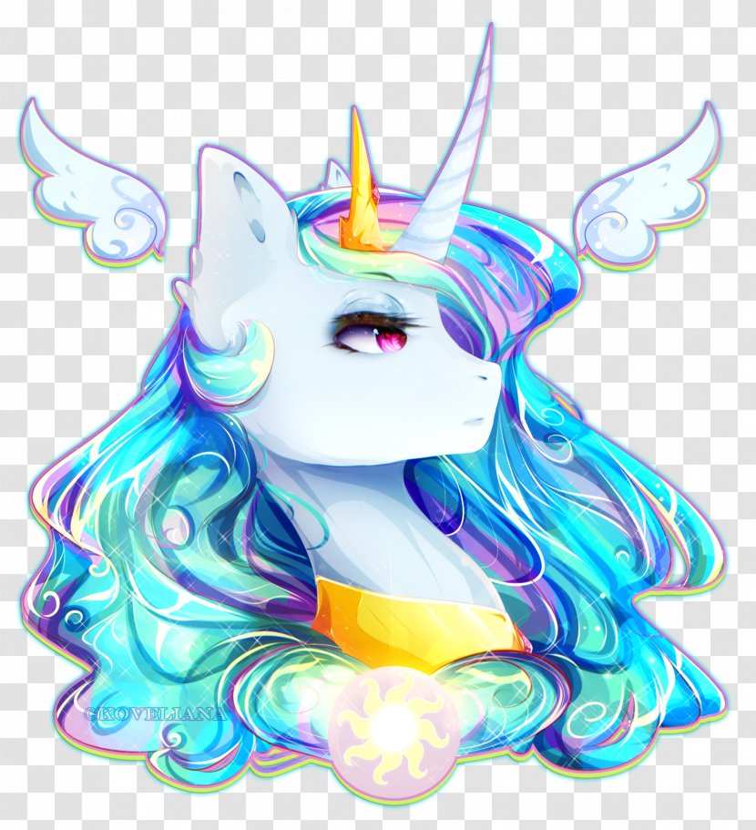 Princess Celestia Horse Unicorn Pony Illustration - Shared Resource Transparent PNG