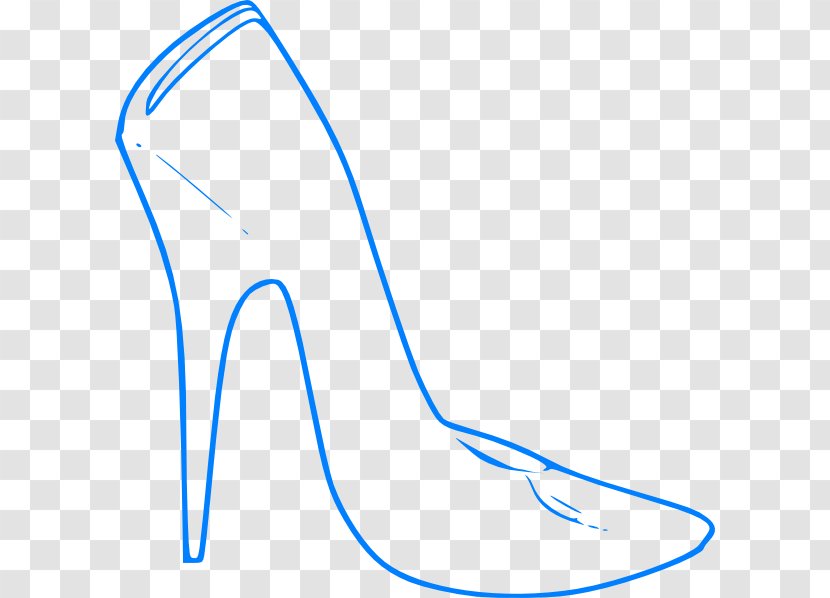 High-heeled Footwear Shoe Clip Art - Blue - Vector Design Transparent PNG