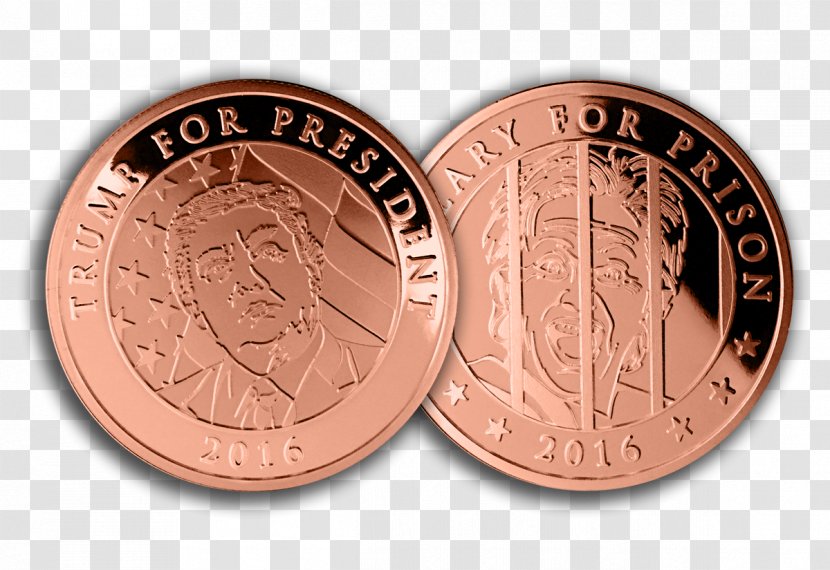 Coin United States Of America US Presidential Election 2016 President The Crippled - Us Transparent PNG