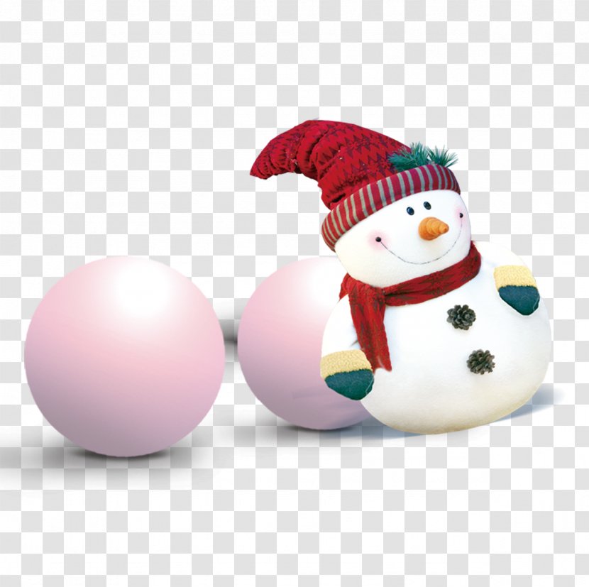 Snowman Poster - Christmas Decoration - Cartoon Transparent PNG
