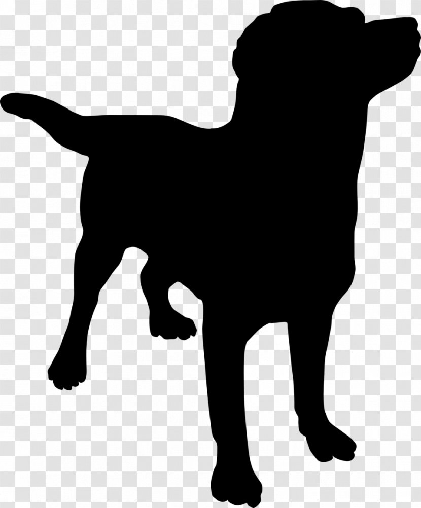 Beagle Puppy Silhouette Clip Art - Black - Animal Silhouettes Transparent PNG