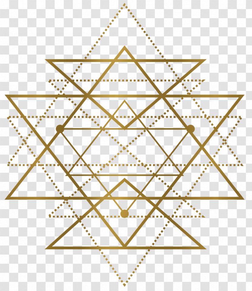 Triangle Sacred Geometry Yantra Symbol - Symmetry Transparent PNG