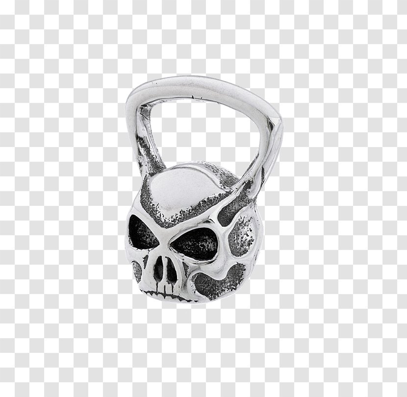 Silver Earring Charms & Pendants Jewellery Skull - Cufflink - Earrings Transparent PNG