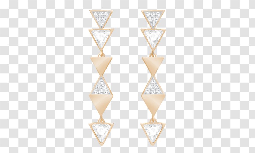 Earring Swarovski Jewellery Gold Plating Transparent PNG