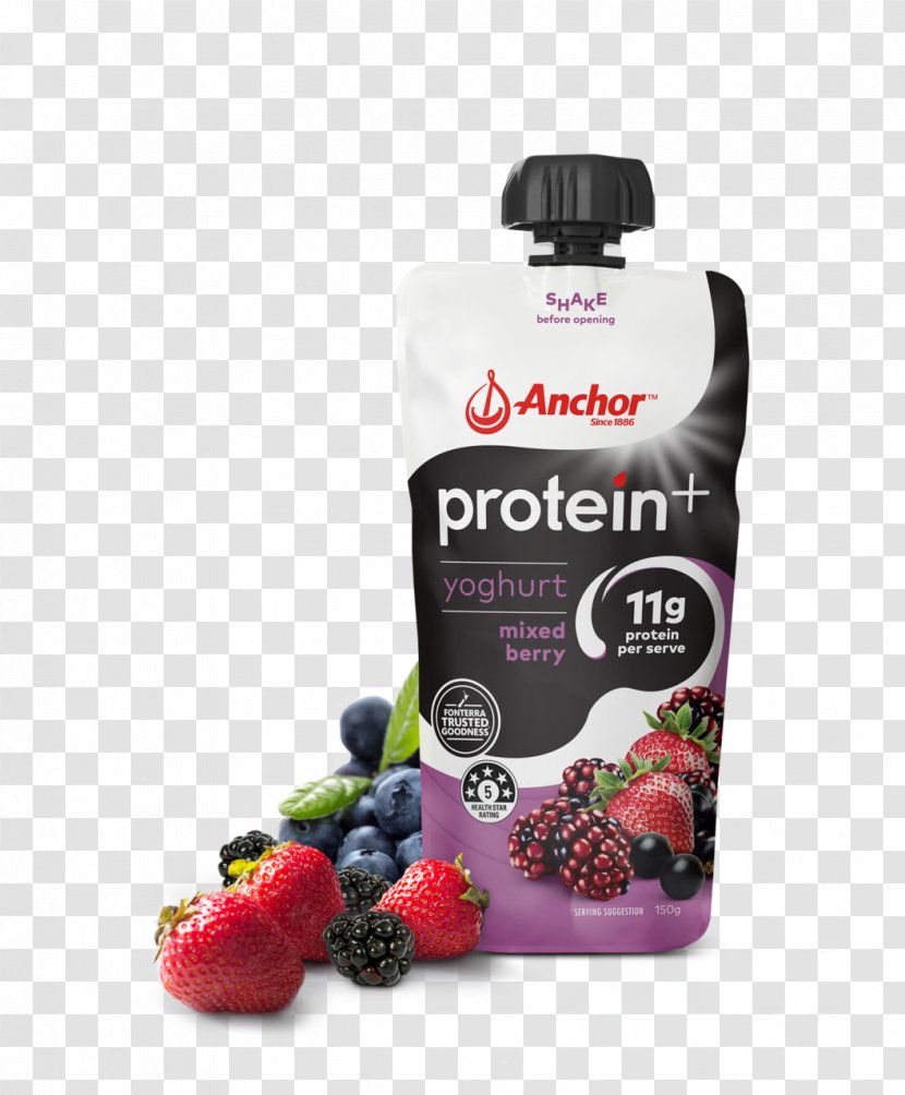 Berry Superfood Flavor Fruit - Yoghurt Transparent PNG