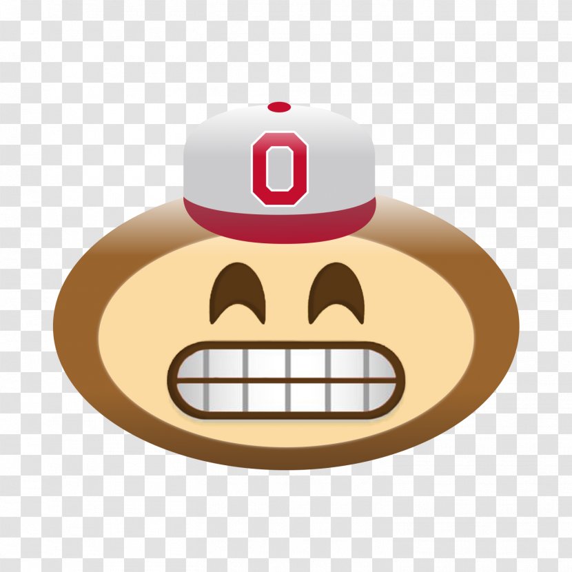 Ohio State University Buckeyes Football Brutus Buckeye Emoji Clip Art - Block O - Head Cliparts Transparent PNG