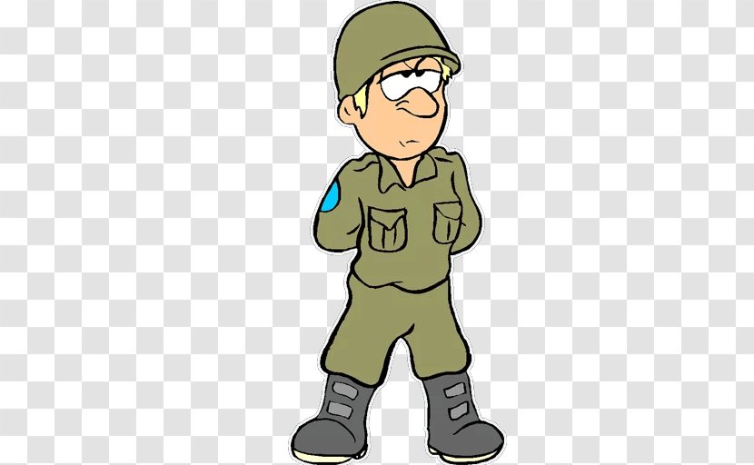 Army Cartoon - Infantry - Gesture Construction Worker Transparent PNG