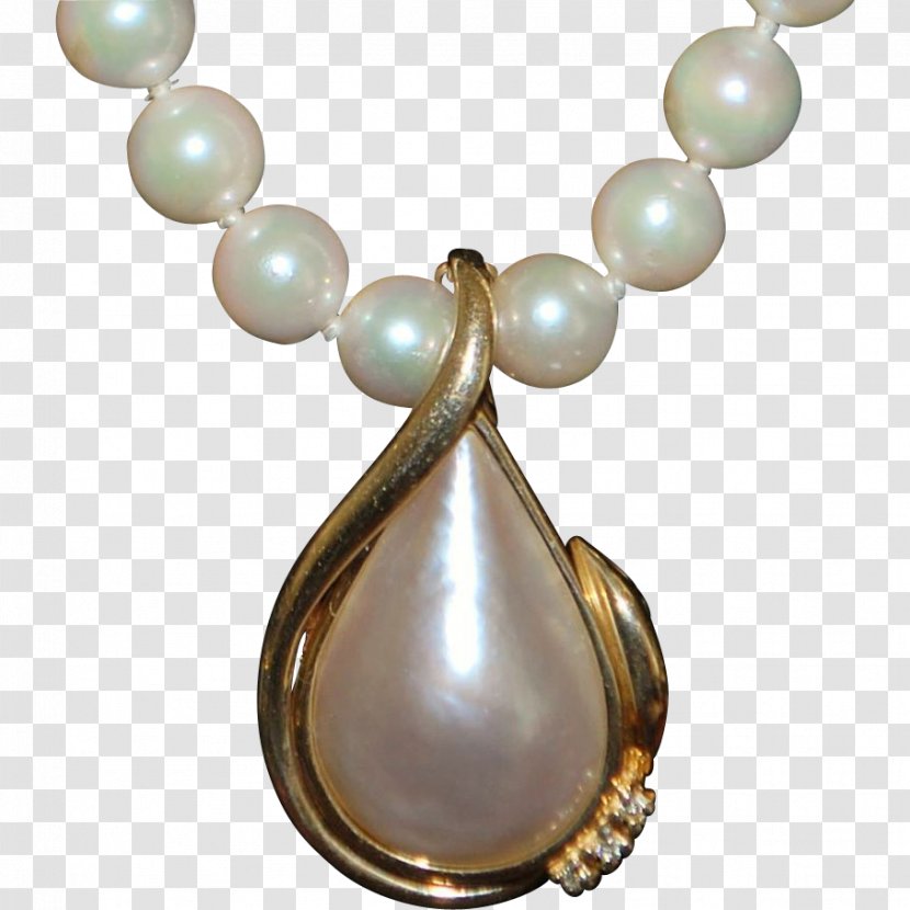 Cultured Pearl Necklace Baroque - Gold Transparent PNG