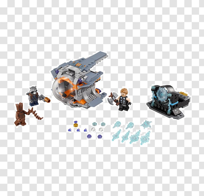 Lego Marvel Super Heroes LEGO 76102 Thor's Weapon Quest Black Panther Rocket Raccoon - Comics - Thor Transparent PNG