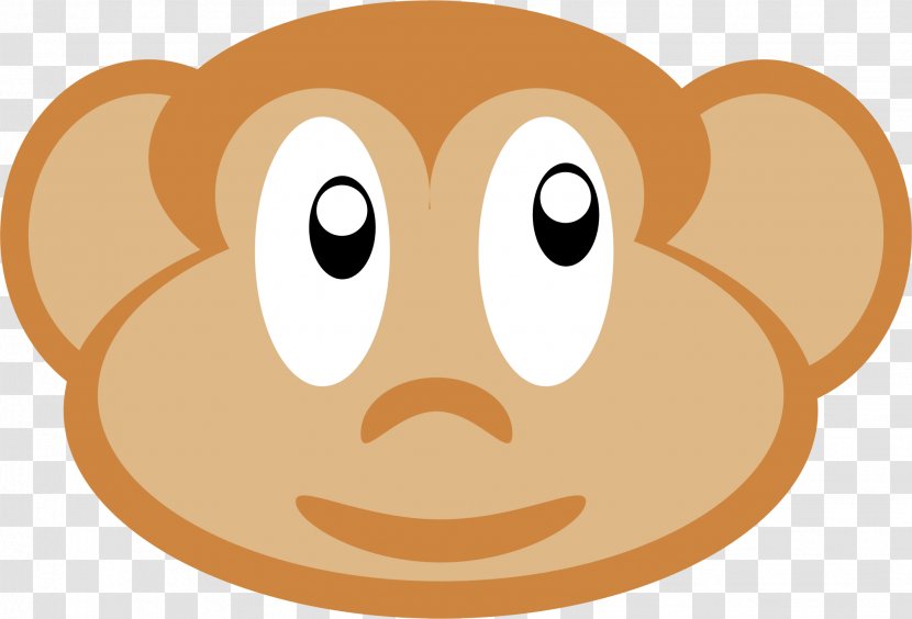 Monkey Windows Metafile Clip Art - Smile - Clipart Transparent PNG