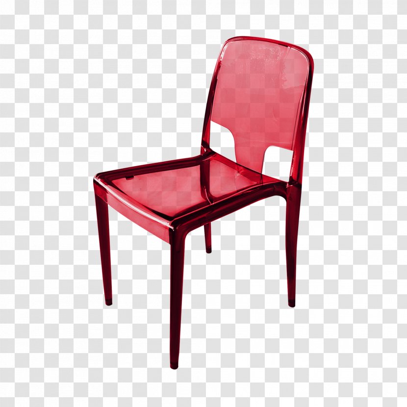 Chair Table Furniture Couch Dining Room - Red Transparent PNG