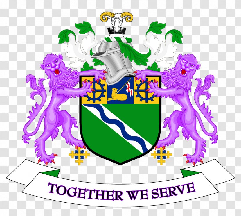 Coat Of Arms Kirklees Crest Business - Symbol - Heraldry The World Transparent PNG