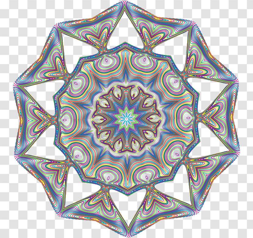 Kaleidoscope Symmetry Visual Arts Circle Pattern - Prismatic Transparent PNG