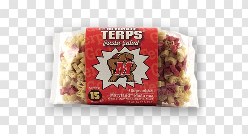 University Of Maryland, College Park Pasta Salad Breakfast Cereal Maryland Terrapins Football - Recipe - Game Party Transparent PNG