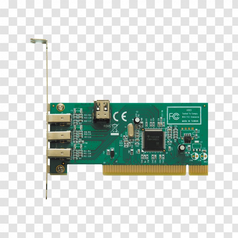 TV Tuner Cards & Adapters Sound Audio IEEE 1394 Conventional PCI Computer Port - Io Card - Ieee Transparent PNG