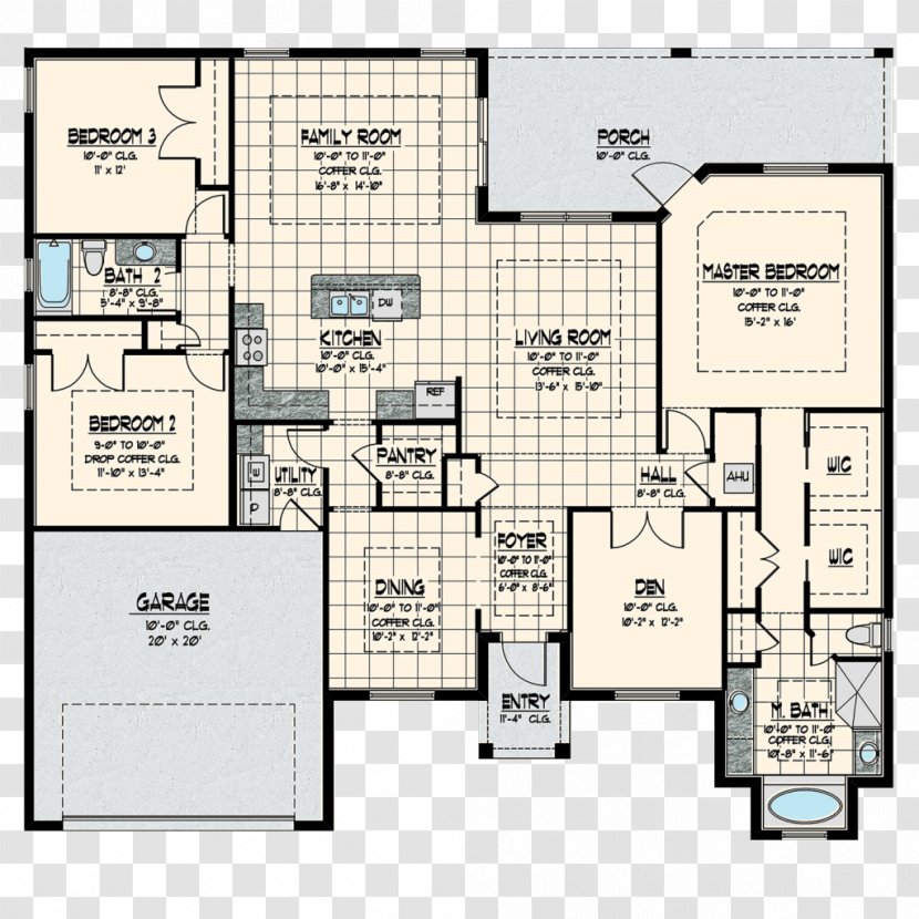 Floor Plan House - Manufactured Housing - Indoor Transparent PNG
