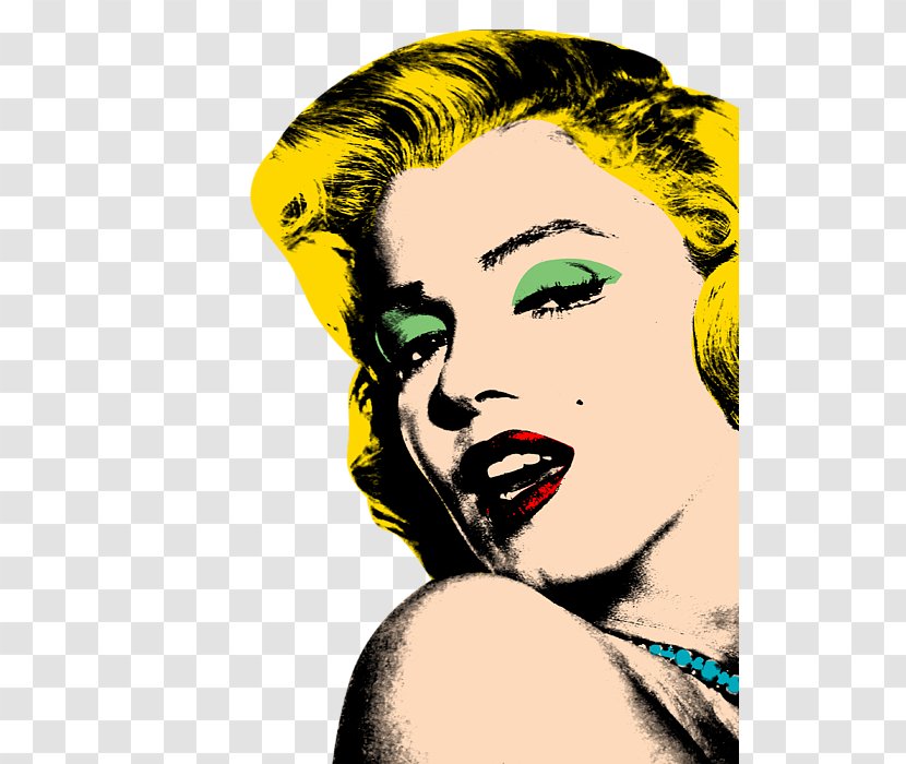 Andy Warhol Shot Marilyns Pop Art Painting - Flower - Popart Transparent PNG