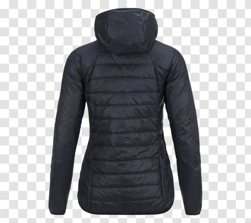 Leather Jacket Hood Moncler Coat - Neck Transparent PNG