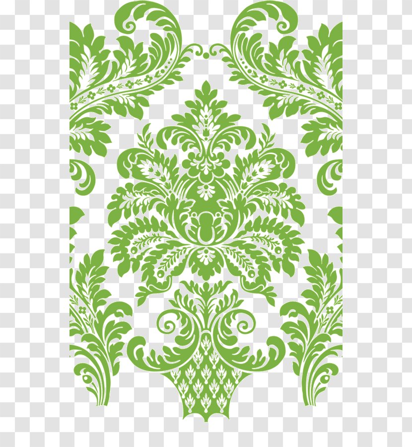 Floral Design Green Flowering Plant Symmetry Pattern - Flora - Papier Peint Transparent PNG