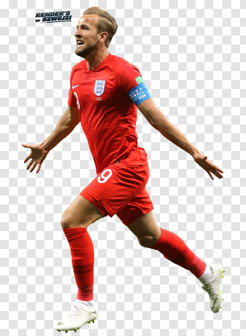 Harry Kane 2018 World Cup England National Football Team Player - Uniform Transparent PNG