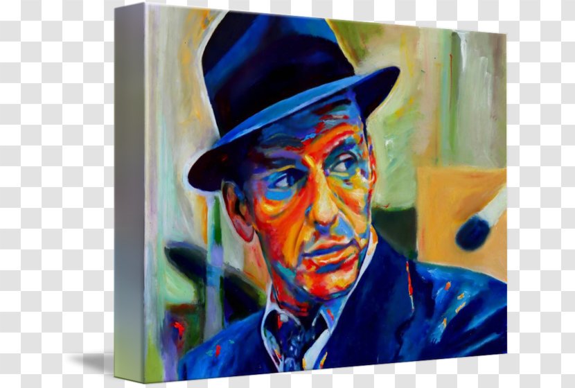 Frank Sinatra Painting Canvas Print Big Band - Portrait Transparent PNG