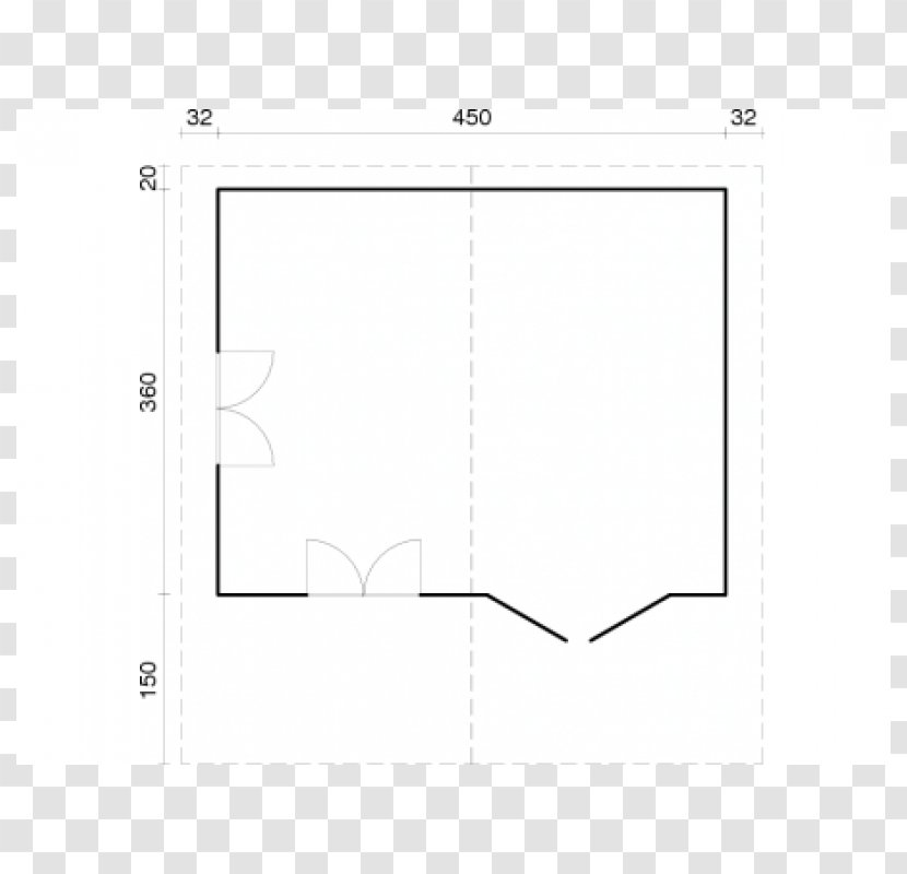 Line Angle - White - Design Transparent PNG