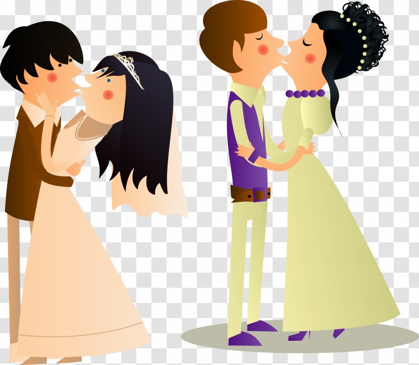 Kiss Couple Intimate Relationship - Frame - Kissing Transparent PNG