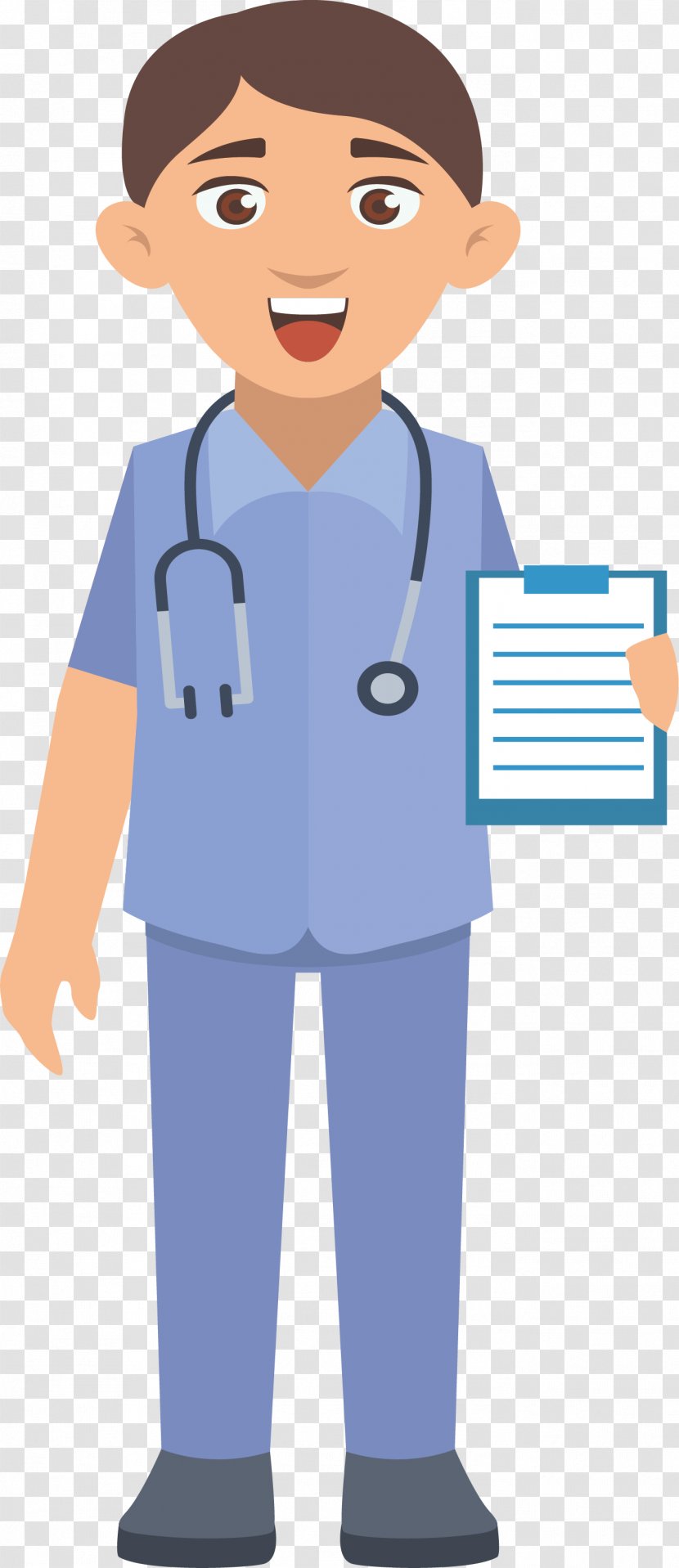 Physician Medicine Computer File - Male - A Doctor In Blue Transparent PNG