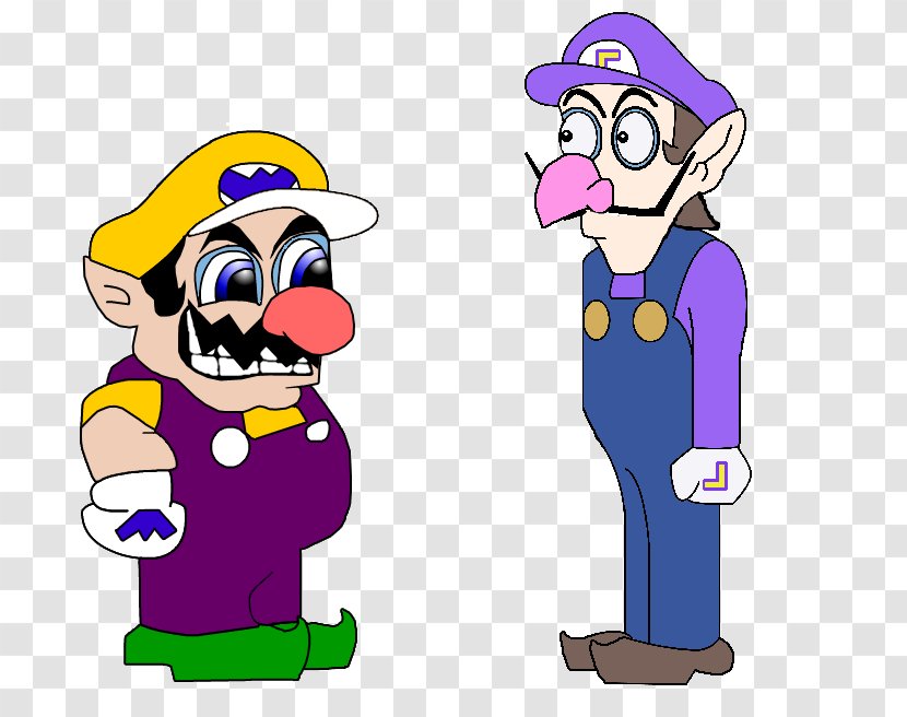 Wikia Art Clip - Human Behavior - Waluigi Transparent PNG