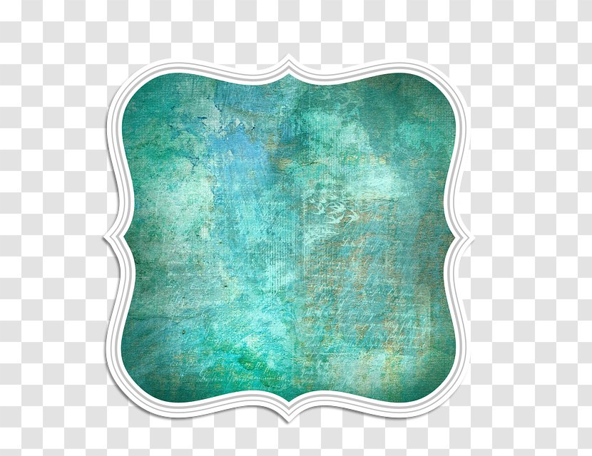 Paper Label Vintage Clothing - Aqua Transparent PNG