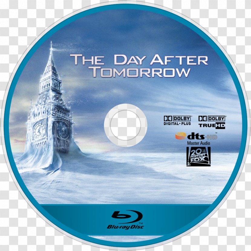 Blu-ray Disc Compact The Day After Tomorrow Film 4K Resolution - 2004 - Bluray Transparent PNG
