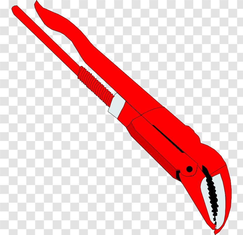 Hand Tool Pipe Wrench Spanners Adjustable Spanner Clip Art - Utility Knife - Cutting Transparent PNG