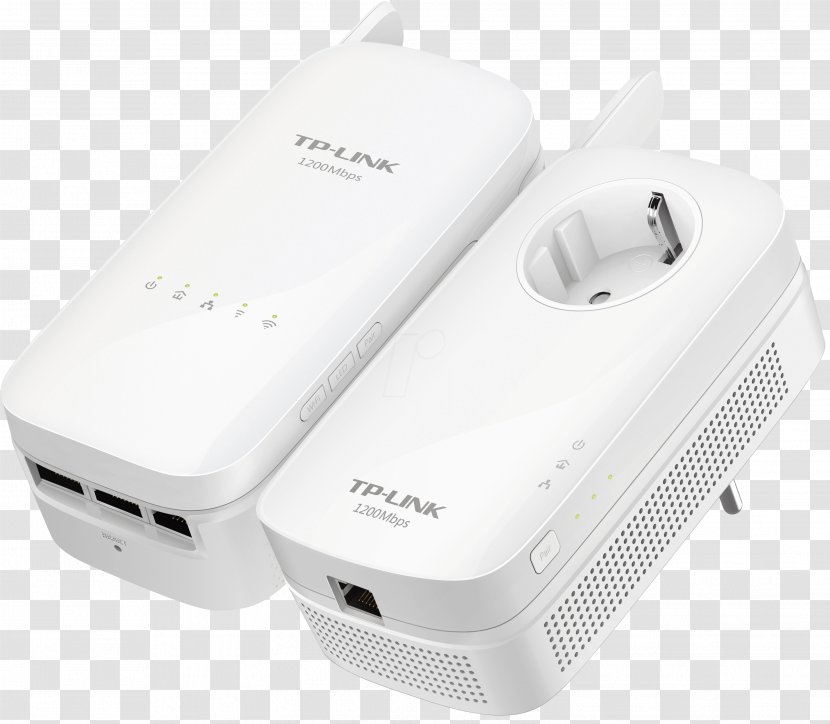 IEEE 802.11ac Power-line Communication TP-Link Wireless Repeater PowerLAN - Homeplug - Tplink Transparent PNG