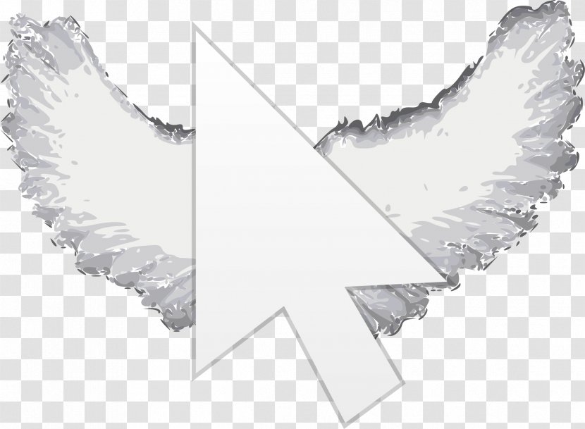 Computer Mouse Cursor Monitors Clip Art - Wing Transparent PNG