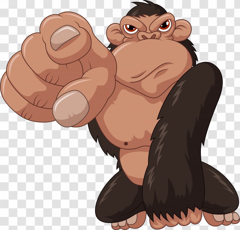 Gorilla King Kong Royalty-free Clip Art - Ear Transparent PNG