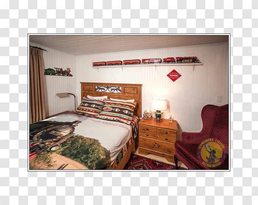 Cottage Bunk Bed Bedroom - Room Transparent PNG