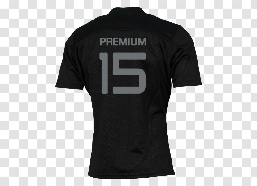 T-shirt New Zealand National Rugby Union Team Sleeve Jersey - T Shirt Transparent PNG