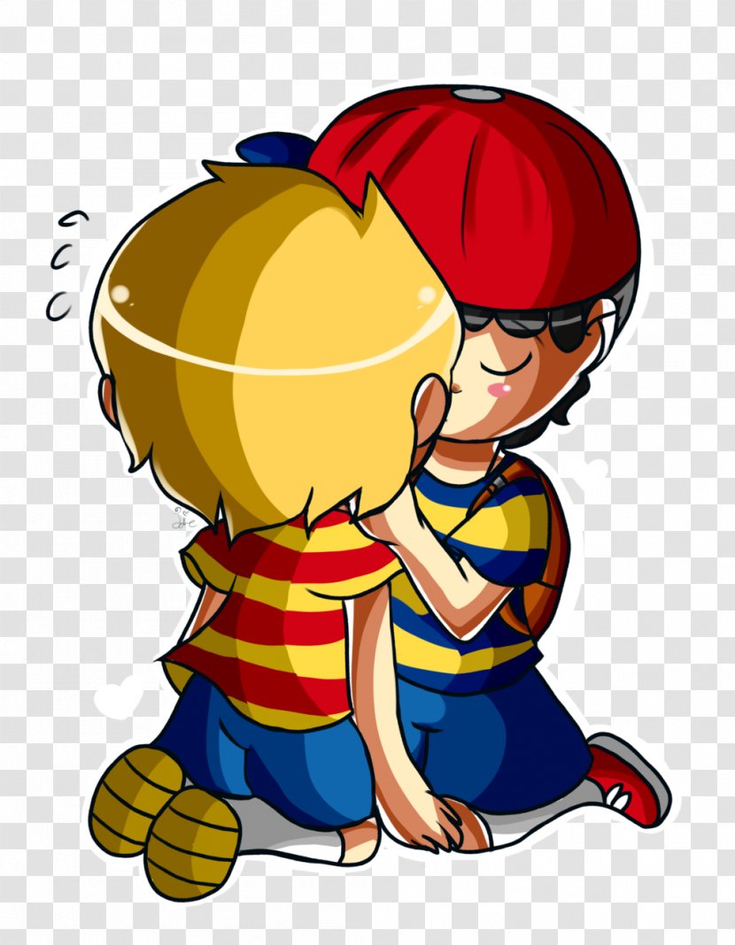 Ness Lucas Drawing Mother Kiss - Shy Transparent PNG