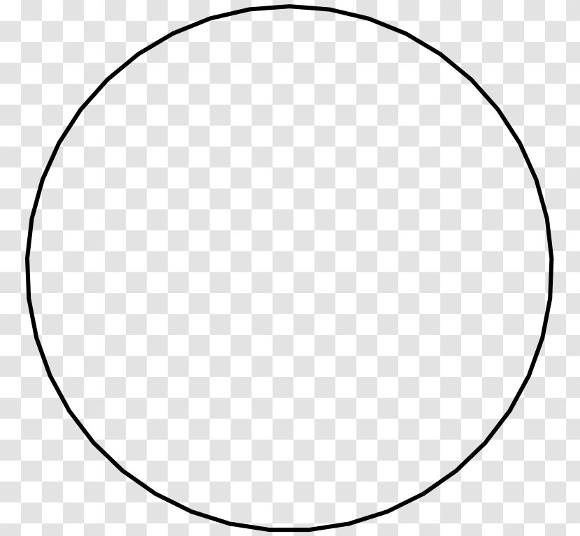 Circle Clip Art - White - Polygon Transparent PNG