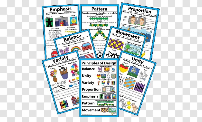 Visual Design Elements And Principles Of Art Poster - Games Transparent PNG