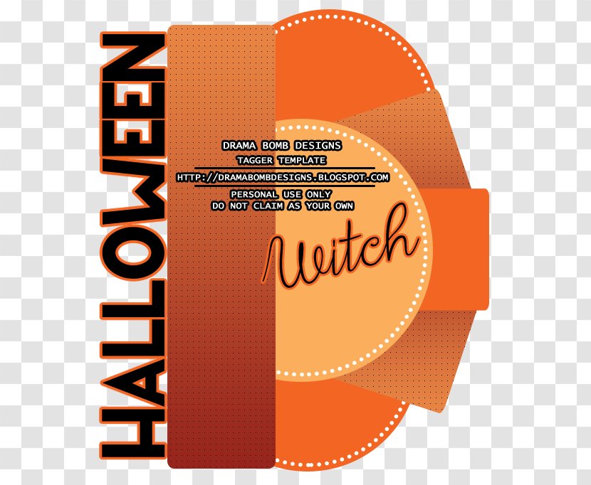 Graphic Design Brand - Halloween Tags Transparent PNG