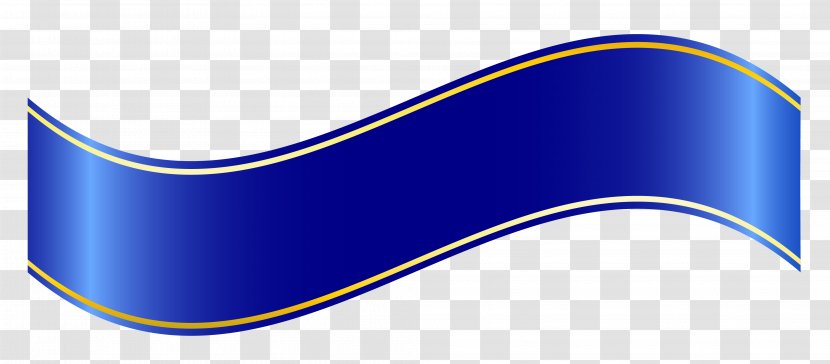 Logo Brand Font - Blue Banner Clipart Transparent PNG