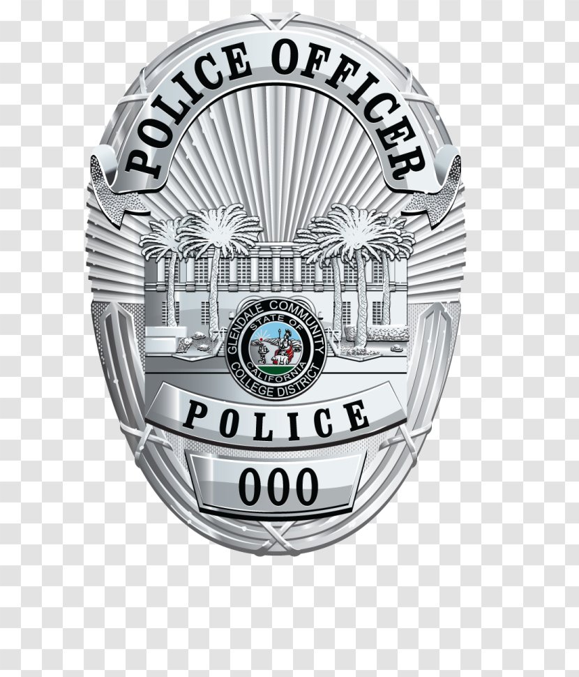 Badge Police Crime Glendale Community College Security - Fashion Accessory - Shield Transparent PNG