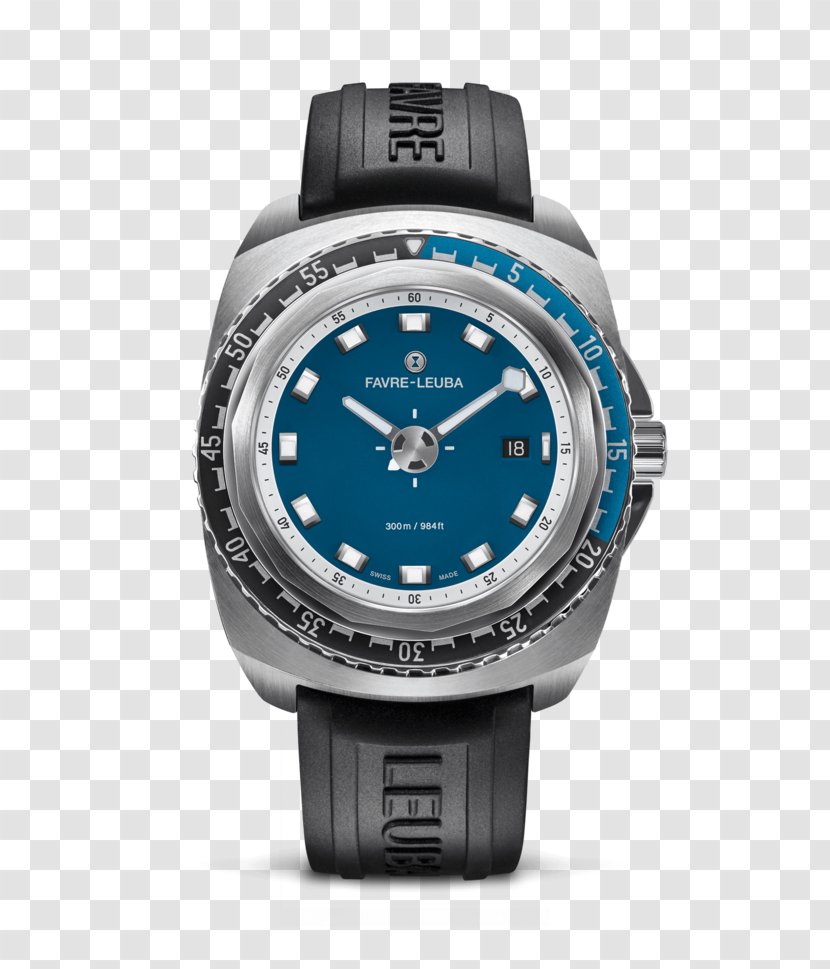 Favre-Leuba Diving Watch Automatic Baselworld - Electric Blue Transparent PNG