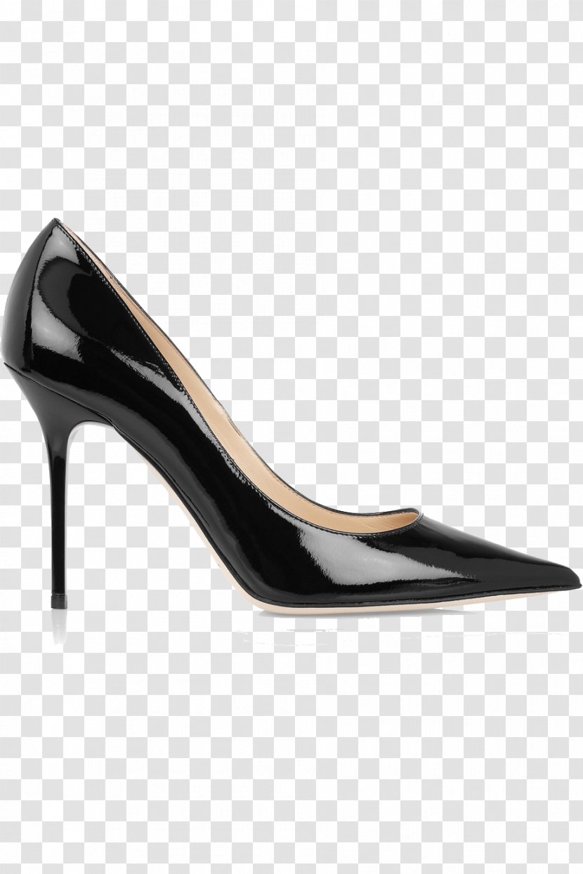 Patent Leather Court Shoe High-heeled Footwear Jimmy Choo PLC - High Heeled - Black Glossy Thin Heels Transparent PNG