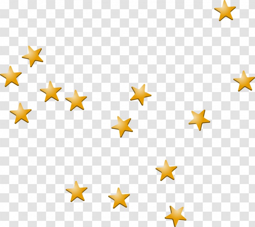 Nursery Star Fototapet Bathroom Wallpaper - Sky - Yellow Floating Stars Transparent PNG