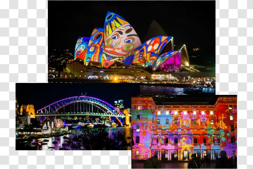 Sydney Opera House Vivid Hotel Festival - Christmas Break Transparent PNG